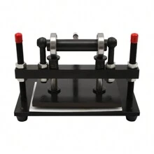 kangten Leather Cutting Machine, Manual Punching Machine, Leather Punching Machine, Punching Machine And Embossing Machine, Leather Punching Machine Clicker Press Foam Cutting Paper, 26 * 16cm - Black - View 9