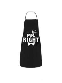 1 件，围裙 80*60 厘米/31.5*23.6 英寸，简约风格围裙，字母短语印花围裙加厚可爱防水腰围裙，时尚家务厨房家用工作服，厨房用品。厨房餐厅。厨房小工具。厨师围裙 - 彩色 - 查看 22