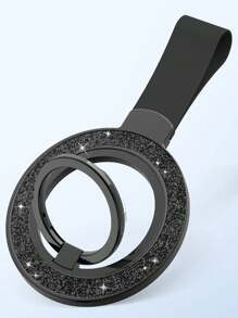 Creative Bling Sparkle Magsafe Double-Sided Magnetic Suction Ring Holder Stand, 360 Degree Rotation Desktop Phone Stand - Multicolor - View 16