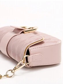 Armpit Bag For Women, High-End Simple And Elegant Square Bag, Versatile Shoulder/ Crossbody Bag, New In 2024 - Pink - View 5