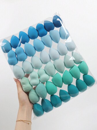 ชุดฟองน้ำแต่งหน้า 3/5/10/15/20/30/50ชิ้น, สีและรูปทรงแบบสุ่ม, ฟองน้ำแต่งหน้าสำหรับผสมรองพื้นชนิดน้ำ, ครีม และแป้ง, ฟองน้ำเครื่องสำอางหลากสี, แผ่นรองพื้นแบบใช้คู่แบบไม่ใช้ยางพาราสำหรับทุกสภาพผิว, การแต่งหน้า, ราคาถูก, ของตกแต่งห้อง, โต๊ะเครื่องแป้ง, การเดินทาง, ห้องนอน, อุปกรณ์แต่งหน้า, พัฟ, ฟองน้ำแต่งหน้า, พัฟฝุ่น, ฟองน้ำแต่งหน้า, ราคาถูก, ถุงน่อง, การแต่งหน้า, เครื่องมือแต่งหน้า, ของราคาถูก, ของขวัญ, ของขวัญสำหรับผู้หญิง, ของขวัญคริสต์มาส