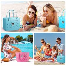 1入棒球主題包挂飾，可用於Bogg袋、Simply Southern手提袋等運動配件，精美的運動風格裝飾，適用於手提袋和沙灘托特包，凸顯運動時尚元素。 - 黑色 - 查看 5