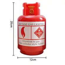 1pc Creative Gas Tank Shaped Money Box, Gas Cylinder Ornament Decoration Fine Small Gift, Innovative Home Gas Bottle Savings Can - Baby Blue - View 12