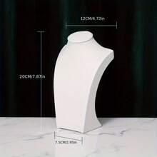 Jewelry Display Stand Female Bust Necklace Holder Pendant Organizer Prop - Multicolor - View 12