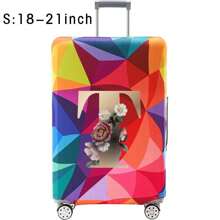18-32Inch Luggage Cover Elastic Suitcase Cover For 18 To 32 Inch Travel Case Cover Luggage Dazzling Geometry Pattern Name Initials Letter Pattern Pattern Anti-Scratch Protector Case Protector Cover Travel Suitcase Cover Protective Cover Dustproof Cover Trolley Case Luggage Dust Cover Travel Accessories ﻿ ﻿ Bag For School School Accessories School Stuff