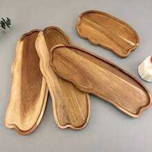3/2/1 套装木质早餐托盘、浴室托盘、不对称造型餐盘、奶酪板、装饰厨房托盘、餐盘