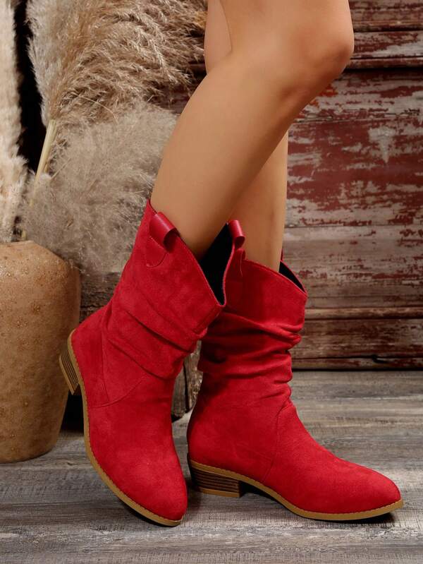 Buty damskie 2024 jesień nowe buty na grubym obcasie buty na wysokim obcasie na platformie brytyjskie krótkie buty do połowy łydki, wygląd cienkich nóg