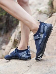 Zapatos de buceo unisex para playa y natación, zapatos acuáticos de secado rápido para jugar en el agua, senderismo, escalada, fitness, montañismo y actividades al aire libre - Azul marino - Ver 3