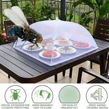 1pc Food Cover Tent, Mesh Camping Accessory, Outdoor Mesh Camping And Home Food Cover, Picnic Food Protector With Ventilation, Practical