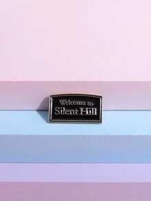 1 pieza para niños de forma cuadrada geométrica con letras inglesas creativas de dibujos animados para uso diario en banquetes, regalo - Negro - Ver 2