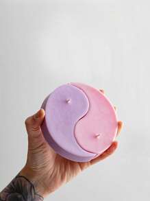 1 pieza Molde de silicona con diseño de Yin Yang de Tai Chi para velas, manualidades de resina epoxi DIY, elaboración de velas, regalos, suministros para fiestas, decoración del hogar
