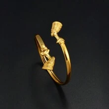 1pc Ancient Egyptian Symbol Ankh Egyptian Pharaoh Tutankhamun Bracelets Amulet Africa Jewelry Banglets For Women Girl