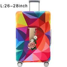 18-32Inch Luggage Cover Elastic Suitcase Cover For 18 To 32 Inch Travel Case Cover Luggage Dazzling Geometry Pattern Name Initials Letter Pattern Pattern Anti-Scratch Protector Case Protector Cover Travel Suitcase Cover Protective Cover Dustproof Cover Trolley Case Luggage Dust Cover Travel Accessories ﻿ ﻿ Bag For School School Accessories School Stuff