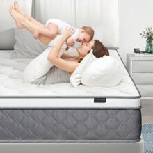 14 Inch Twin Full Queen King Pocket Spring Full Mattress Gel Memory Foam Mattress Medium Firm Bed