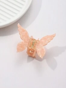 1pc Pack Acetate Fiber 6cm Butterfly Hair Claw Clip Ombre Decorative Sweet Ponytail Clip, Suitable For Women & Girls Daily Wear Hair Clips Hair Jaw Clip Hair Clamps Hair Clutch Hair Catcher Clip