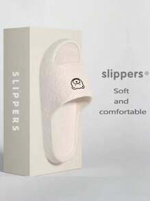 Women's EVA Slippers, Soft Sole, Anti-Odor, Quiet, Non-Slip, Comfortable, Suitable For Indoor And Outdoor Use - White - View 1