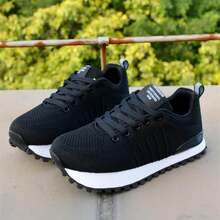 時尚休閒運動負跟鞋，男女款高端戶外透氣輕量夫妻鞋 - 黑色 - 查看 5