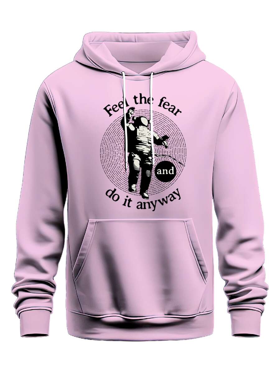 Men Hoodies - Màu Hồng baby - Xem 1