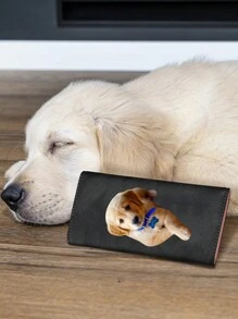 1 Ví đựng ảnh chó tùy chỉnh, Ví ảnh cá nhân, Ví da khắc tùy chỉnh, Ví ảnh tùy chỉnh cho cô ấy, Ví cá nhân cho nam giới, Quà kỷ niệm, Quà Valentine, Quà sinh nhật, Quà cưới, Quà tặng Ngày của Mẹ, Quà tặng Ngày của Cha, Quà tặng Bạn Thân, Quà Tặng Cho Mẹ/Bố/Cô/Anh/Bạn Gái/Bạn Trai/Vợ/Chồng/Bạn Bè - màu đen - Xem 2