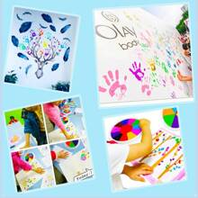 1 Set Finger Painting Art Set, Stamp Pad DIY Art Toy, Children Creative Coloring Montessori Educational Toy, Kindergarten Gift, Back To School Crafts,Arts And Crafts Kids,Crafts For Kids,Arts And Crafts Kids,Kids Crafts,Crafts For Kids,Educational Toys,Painting Kids,Arts And Crafts Kit,Art For Kids,Toddler Crafts,Kids Toys>Diy Painting Kit