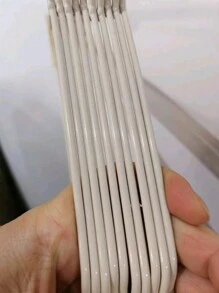 10pcs,Hanger No Trace Non-Slip Clothes Drying Rack Shoulder Corner Drying Clothes Stand Wet And Dry Clothes Rack Halloween Decorations Halloween Costumes Autumn Decor Festival Decor - White - View 5