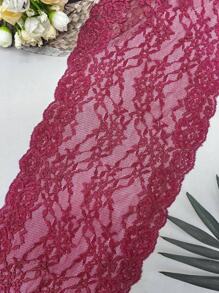 100cm/1 pezzo Pizzo elastico e morbido, delicato sulla pelle e traspirante, adatto per colletti di abiti, polsini, orli di gonne, lingerie, canottiere, abiti da sposa, gonne, scarpe, cappelli, biancheria da letto, decorazioni, artigianato tessile, accessori per capelli, guanti, tende, giocattoli, confezioni floreali e altri progetti fai-da-te