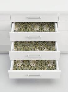 17.7 英寸 * 6.5/9.8 英尺藤蔓植物剥离粘贴壁纸，防水，可移除墙贴，家居装饰壁画，墙壁艺术，墙壁装饰，翻新贴纸剥离墙板，墙纸，壁纸，春季装饰物品让您的家焕然一新，拉玛装饰贴纸 - 彩色 - 查看 12