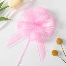 Miliocry 1pc Pull Bow,4.7 Inch Gift Bows Present Wrapping Pull Bow With Ribbon For Wedding Party Decoration Gift Baskets - Multicolor - View 19