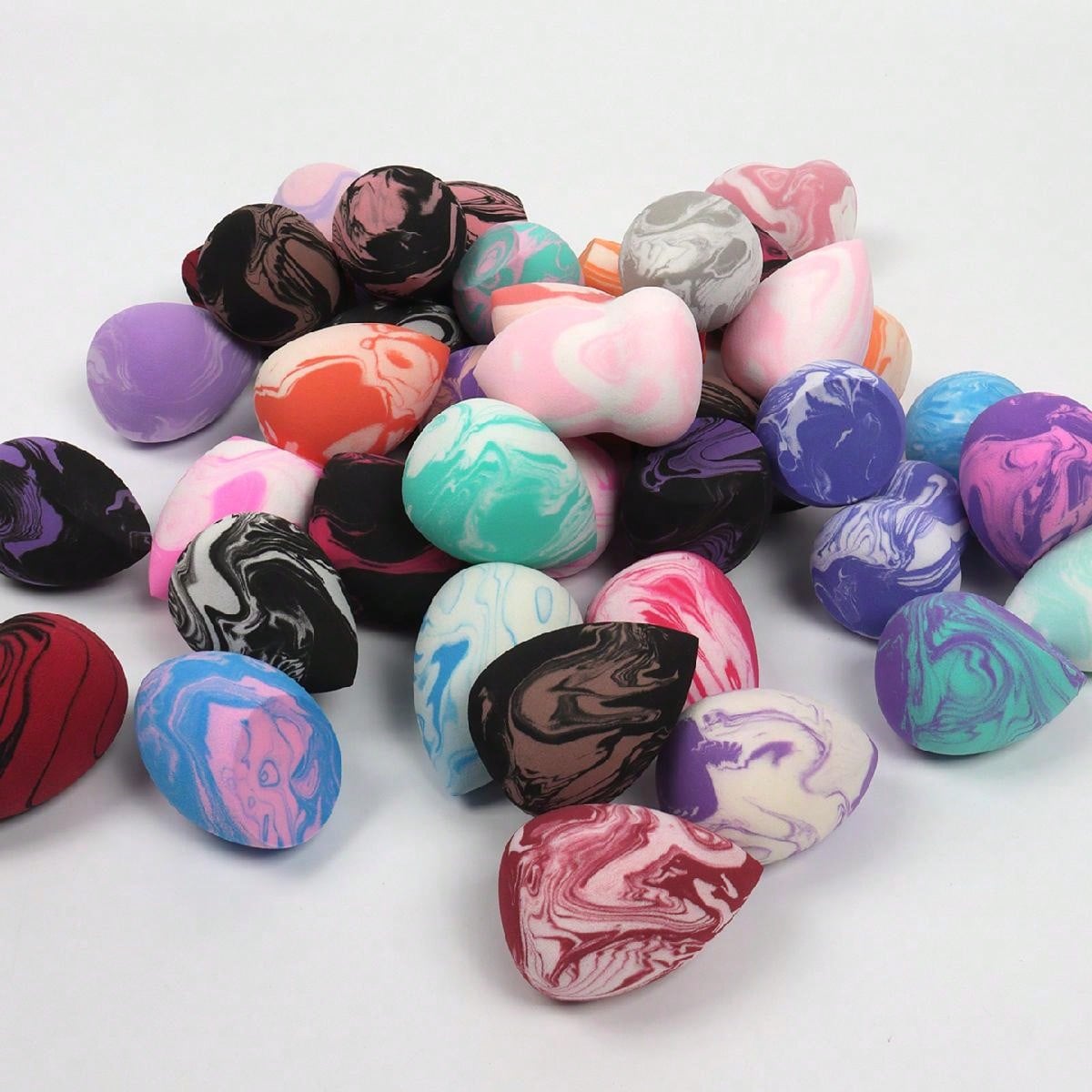Makeup Sponge 3/5/10/15/20/30/50pcs Random Color And Shape, Foundation Mixing Beauty Sponge For Liquid, Cream And Powder, Multi-Color Cosmetic Sponge, Latex-Free Dual-Use Powder Foundation Cream, Suitable For All Skin Types.,Makeup,Cheap,Room Decor,Vanity,Travel,Bedroom,Makeup Accessories,Puff,Makeup Blender,Powder Puff,Makeup Sponge,Cheap,Stocking Stuffers,Makeup,Makeup Tools,Cheap Stuff,Gifts,Gifts For Women,Christmas Gifts,Giveaways,Travel,Cheap Stuff,Travel Essential
