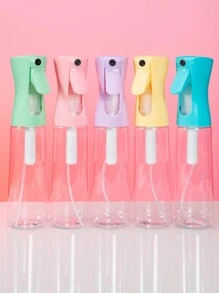 发胶瓶超细连续水喷雾器用于美发，1 件或 2 件 300 毫升（10.1 盎司）透明可重复使用连续发用植物喷雾瓶喷雾瓶清洁、植物、餐厅面部保湿、卷发造型产品植物理发师喷雾瓶- - 彩色 - 查看 3