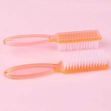 5pcs Nail Art Tools With Transparent Handle, Colorful Multi-Functional Nail Brush, Nail Cleaning Brush And Dust Brush - Multicolor - View 9