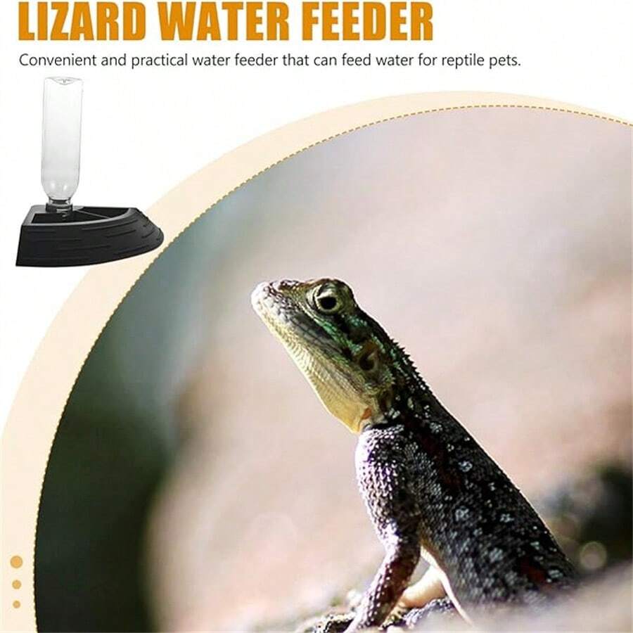 Reptile Water Feeder Automatic Water Dispenser Waterer Feeding