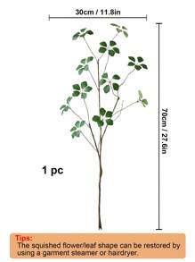 1pc/3pcs Greenery Stems Faux Branches For Vase 27.6Inch Fake Greenery With Olive Branches Artificial Plants Outdoor For For Garden Office Home Desk Decoration - Green - View 2