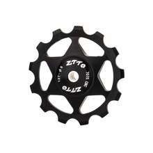 Polea guía del desviador de acero ZTTO, rueda de jockey de bicicleta de MTB / carretera con rodamiento de acero de 11T / 13T aleación de aluminio CNC AL7075, disponible en 4 mm / 5 mm / 6 mm