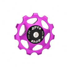 Polea guía del desviador de acero ZTTO, rueda de jockey de bicicleta de MTB / carretera con rodamiento de acero de 11T / 13T aleación de aluminio CNC AL7075, disponible en 4 mm / 5 mm / 6 mm