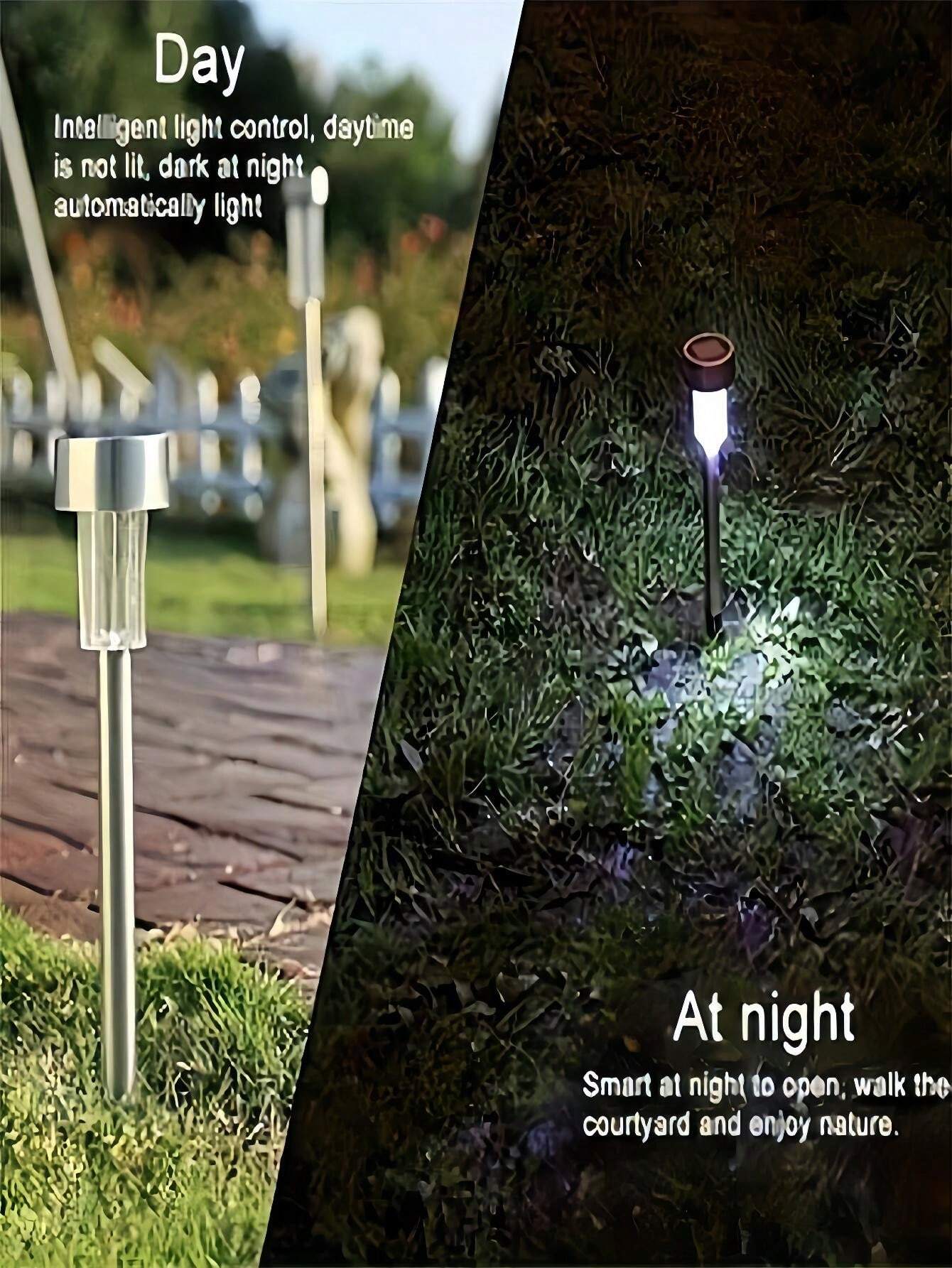 Confezione da 12 luci solari da giardino, luci solari per esterni, luci