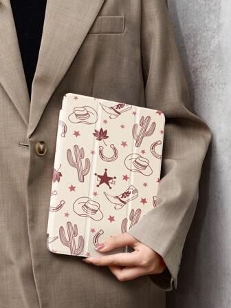 海滩西部元素保护套适用于三星 Galaxy Tab/IPad、IPad 第 9/8/7 代 10.2 英寸、新款 IPad 第 10 代保护套、具有自动唤醒/睡眠功能、四角防摔