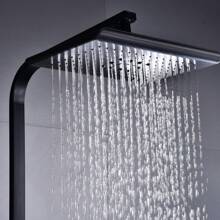 Shower Set With Thermostat Mixer Shower System Black Shower Fitting Rain Shower Shower Column Set Shower Rod