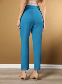 Women Pants - Agua verde azul - Ver 4