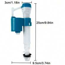 1pc Universal Toilet Water Fill Valve - Compatible With Old & New Toilets - Plastic Floating Ball Valve Suction - Toilet Inlet Valve Accessories - White - View 10