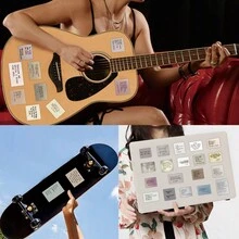 53 CÁI Nhãn dán truyền cảm hứng hoài cổ retro Nhãn dán thẩm mỹ Vinyl cho sổ lưu niệm, nhật ký, máy tính xách tay, ốp lưng, ván trượt, chai nước, máy tính, điện thoại, phim hoạt hình, mũ cứng, nhãn dán xe và đề can - Nhiều màu - Xem 6