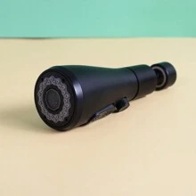 Universal Kitchen Faucet Extension With Splash-Proof Design And Directional Flexibility, One-Click Stop Water, Suitable For Sinks And Showers, With An Additional External Threaded Connector Home Bathroom Decor Fall Decor Back To School - Black - View 8