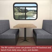 2pcs Solid Color Universal RV Seat Cover, Caravan Seat Protector For All Seasons, Dustproof - Multicolor - View 18