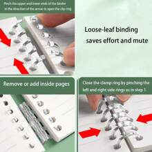 1pc Easy-To-Flip Notebook With Detachable Pages, Non-Skid Surface, Simple Fresh Style, B5 Spiral Notebook For Students Preparing For Postgraduate Entrance Examination