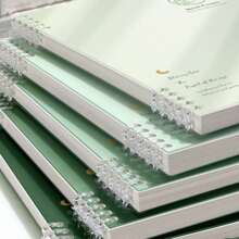 1pc Easy-To-Flip Notebook With Detachable Pages, Non-Skid Surface, Simple Fresh Style, B5 Spiral Notebook For Students Preparing For Postgraduate Entrance Examination