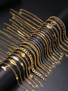 1 pièce Chaîne de cheville mode en métal avec pendentif délicat et rétro en forme de cœur papillon avec perles, strass et franges. Ensemble de plusieurs pièces pour plage, vacances, festival, rendez-vous, cadeau, port quotidien. Saint-Valentin, Mère, Fête des Mères, Cadeau