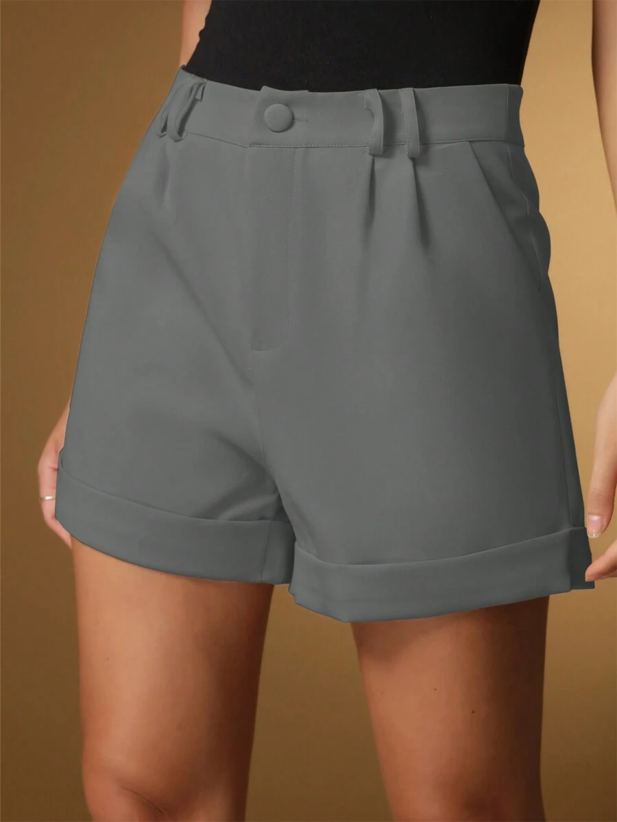 Women Shorts - Dark Grey - View 1