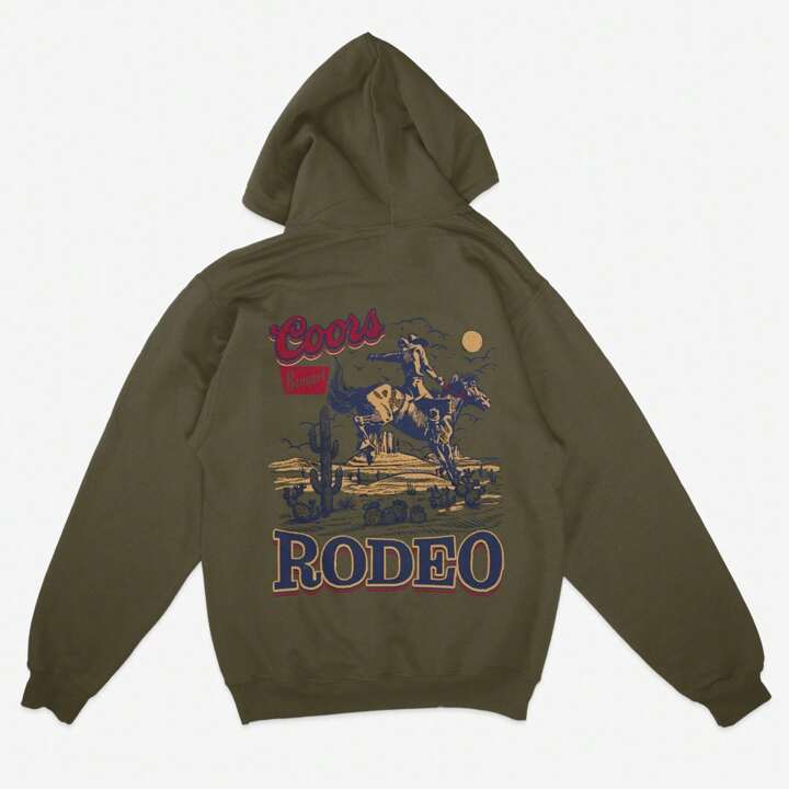 Coors Rodeo 90s Cowboy Sweatshirt, Vintage 2000s Graphic