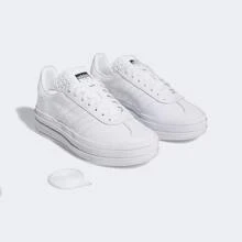 Adidas Originals Triple White Gazelle Bold, zapatilla deportiva Gazelle informal para mujer - Blanco - Ver 5