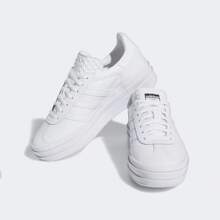 Adidas Originals Triple White Gazelle Bold, zapatilla deportiva Gazelle informal para mujer - Blanco - Ver 4